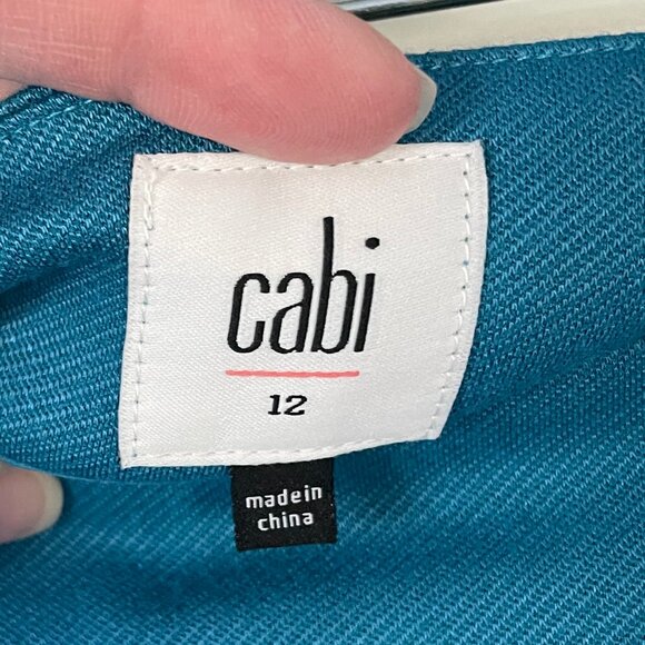 Cabi "Sigourney" Turquoise Skirt (style 3220) - Size 12 (NWT) - Picture 6 of 6